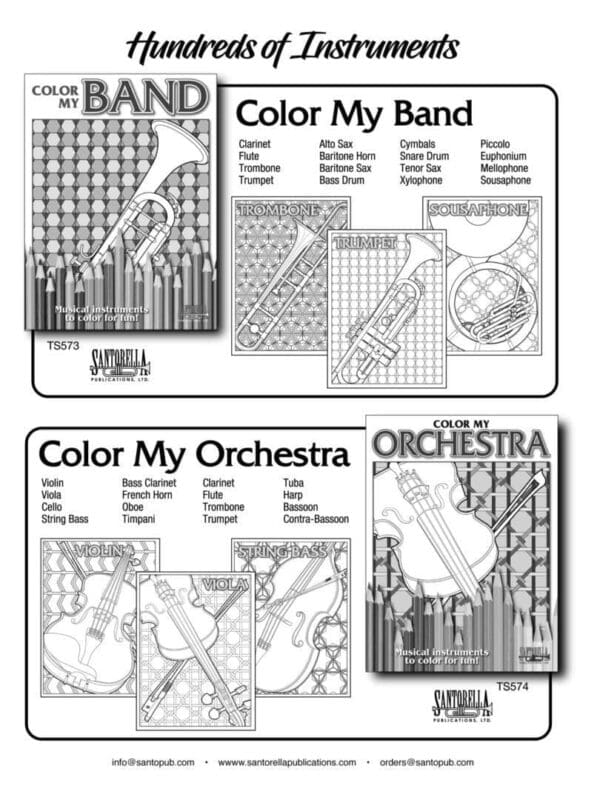 Color My Band Coloring Book Page5