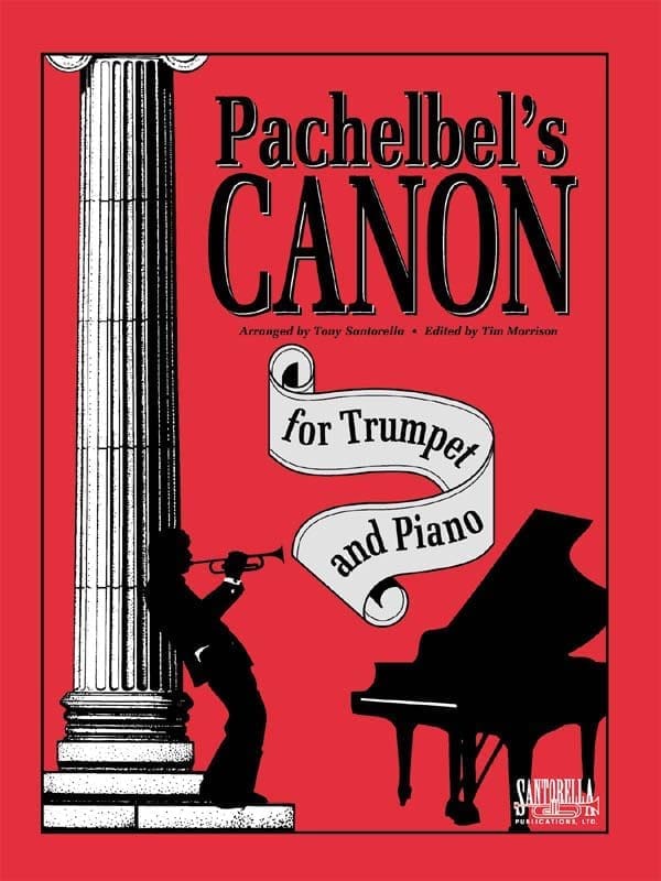 A book cover with a man playing the piano and a column.