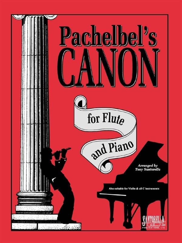 A book cover with a picture of a person playing the flute.