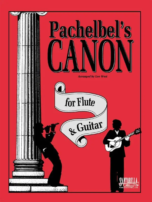 A book cover with two people playing instruments
