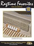 A piano book with notes and chords for accordion.