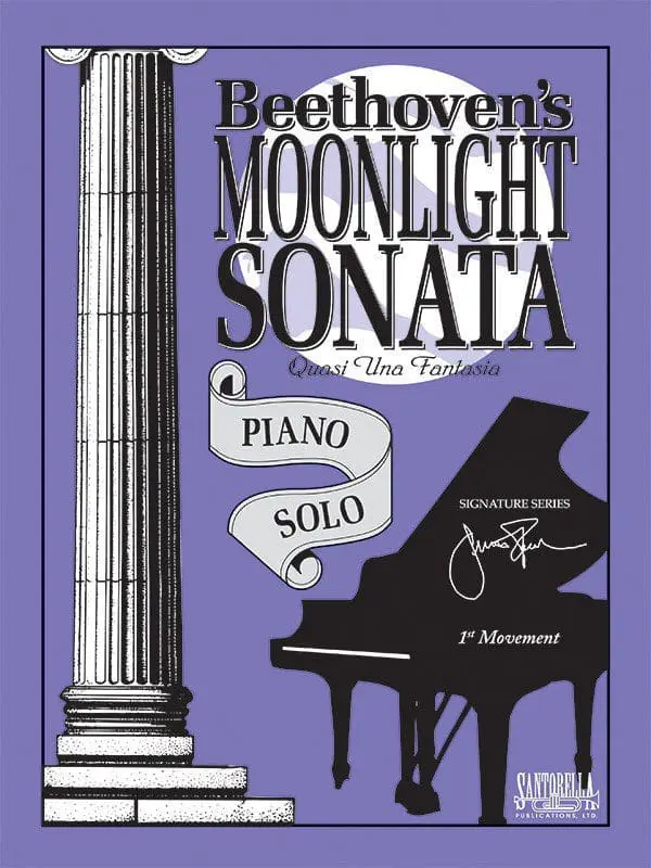A purple cover of beethoven 's moonlight sonata.