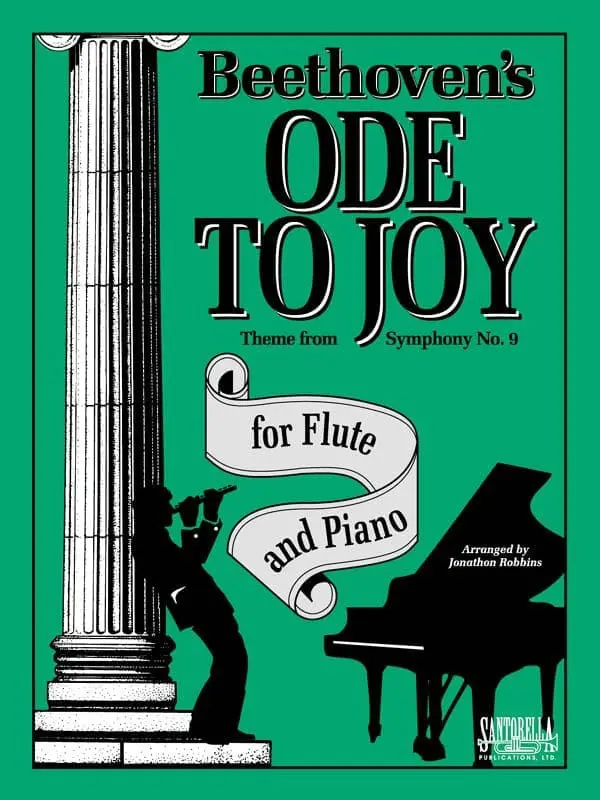 A book cover with a picture of a man playing piano
