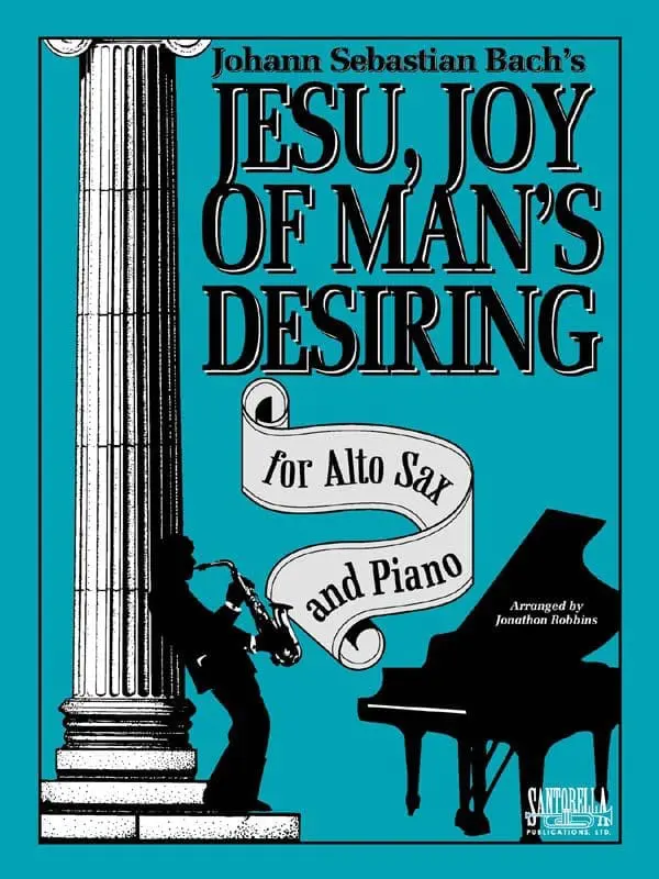 A book cover with a man playing piano