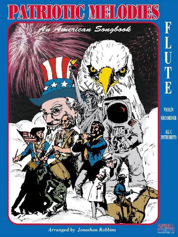 A book cover with an eagle and people.
