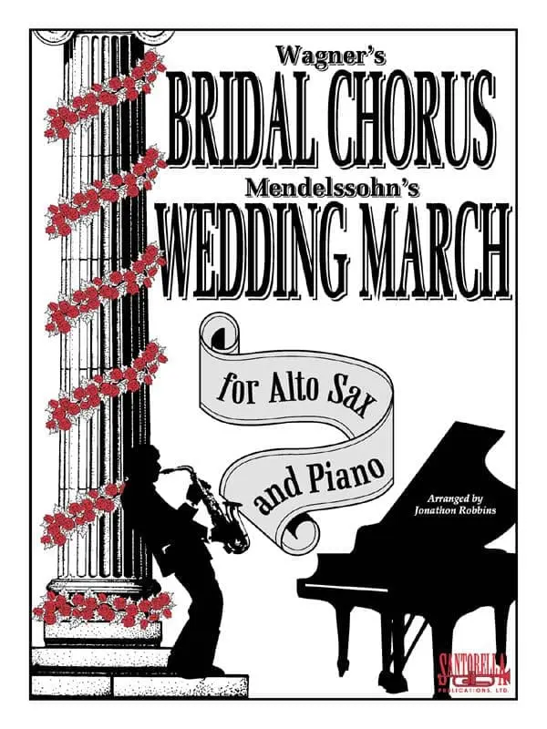 A sheet music cover for the wedding march.