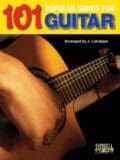 A person playing guitar with the words " 1 0 1 guitar ".