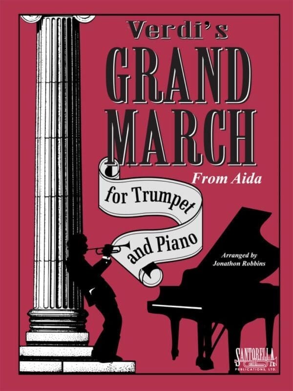 A book cover with a picture of a piano and columns.