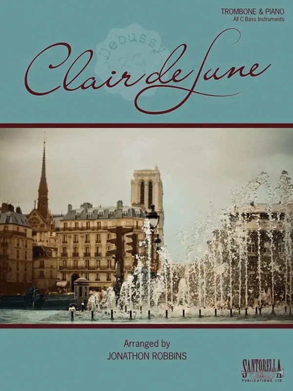 A book cover with the title of claire de june.