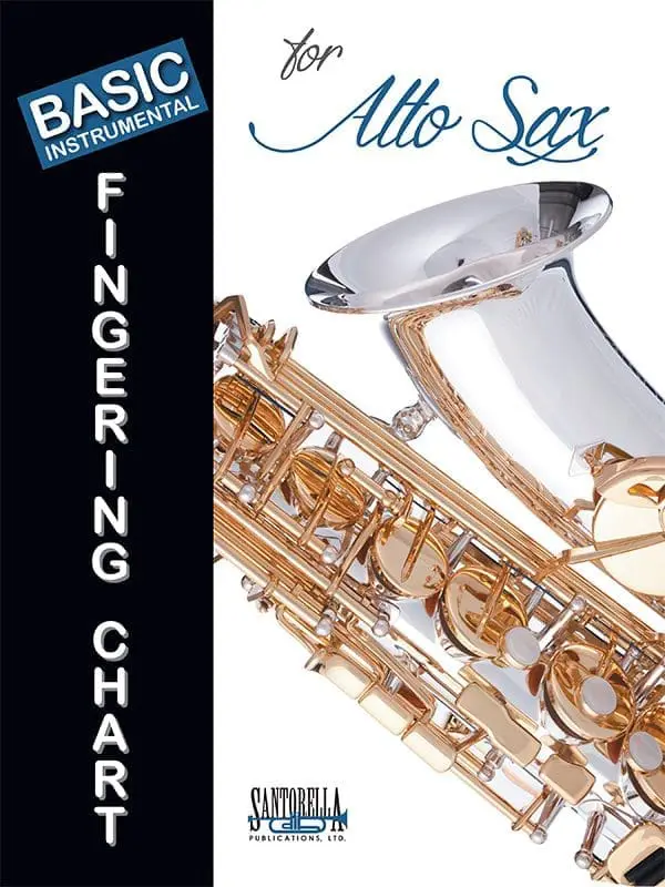 A picture of the cover of a book about saxophone fingering.