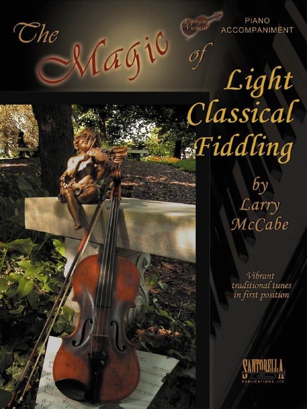 A book cover with a picture of a boy playing the violin.