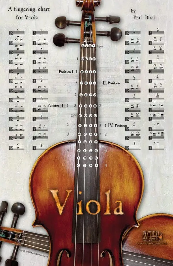 A violin with the word viola written on it.