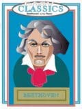 A poster of beethoven with the caption " beethoven is alive ".