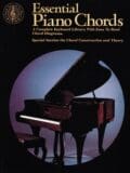 A piano chord book with pictures of a grand piano.