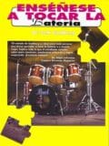 A book cover with a picture of drums