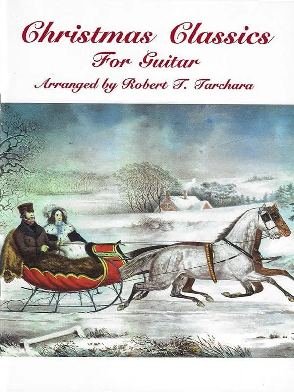 A painting of two people in a horse drawn carriage.