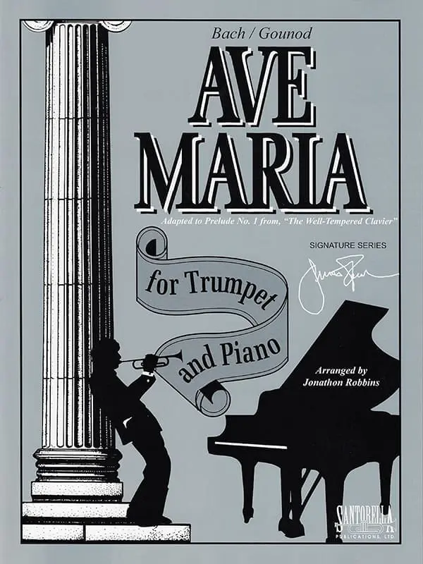 Ave maria for trumpet and piano