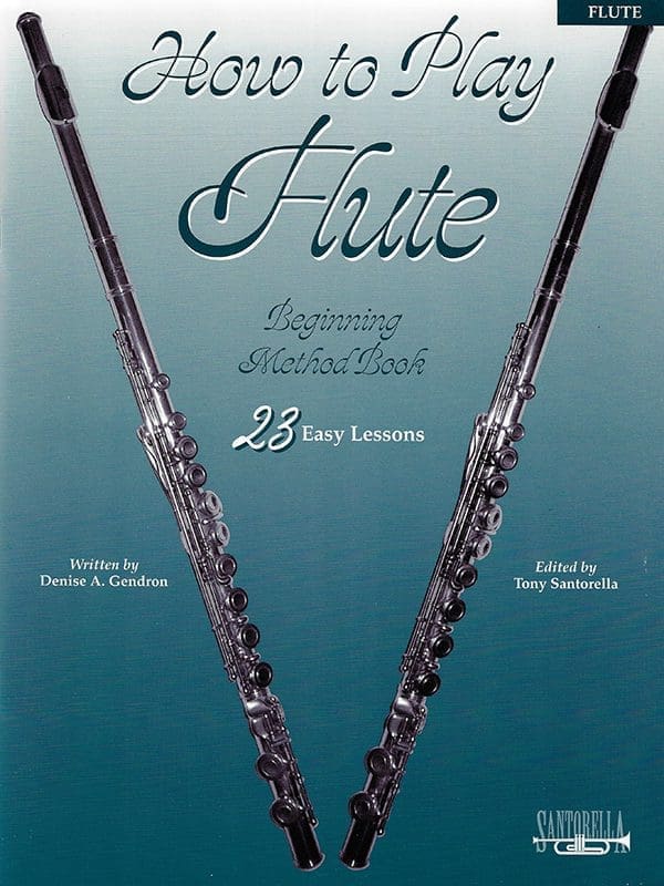 A book cover with two flutes and the title of it.
