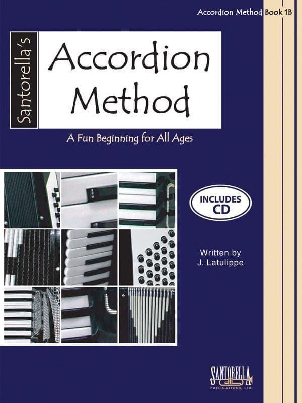 A book cover with an accordion method on it.